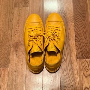 Converse Rain yellow shoes size 10